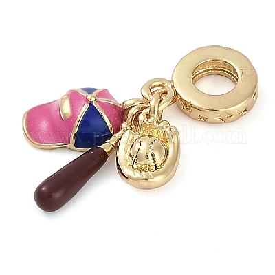 Стойка покрытие латунь эмаль спортивные европейские подвески KK-P287-35C-G-1