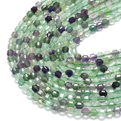 Natürlichen Fluorit Perlen Stränge&nbsp;G-A260-A50-01-1