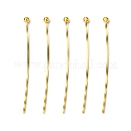 Brass Ball Head Pins X-KK-R020-07G-1