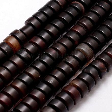 Natural & Dyed Agate Heishi Beads Strands G-A158B-A02-F-1