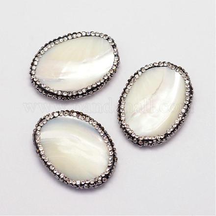 Perles de nacre naturelle BSHE-P022-01-1