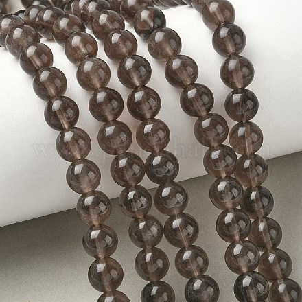 Натуральные ледяные обсидиановые бусинки G-P590-A01-8mm-01-1