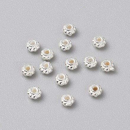 925 шарики стерлингового серебра&nbsp;STER-WH0019-29A-1