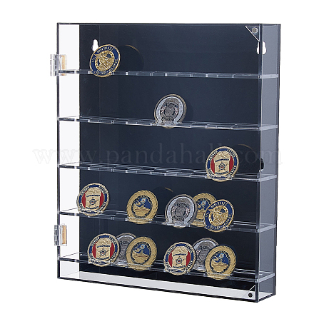 Акриловые коробки для сбора монет CON-WH0086-165-1