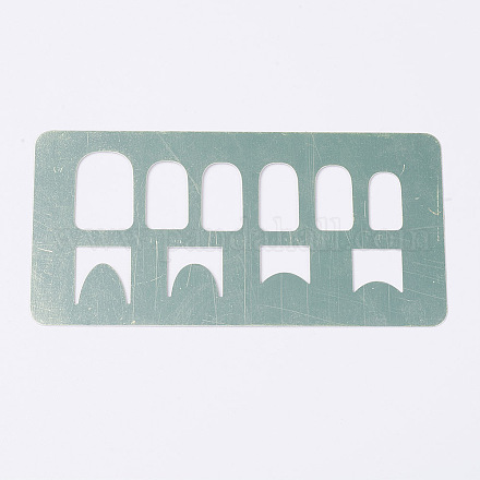 Stampi per piastre in acciaio per unghie AJEW-TA0007-B04-1