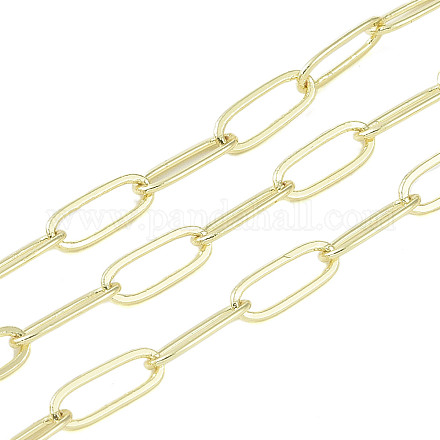 Латунные звенья цепи с покрытием стойки AJEW-Q150-06G-04-1
