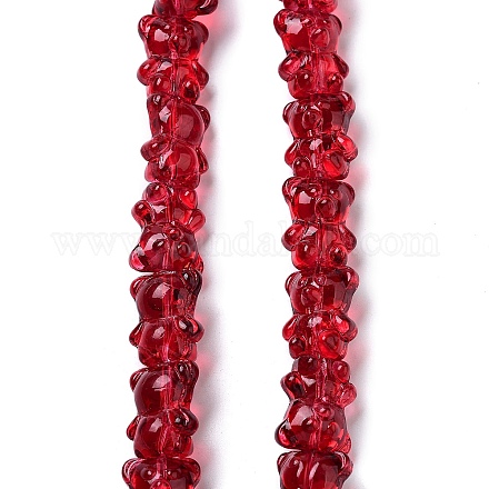 Стеклянные бусины с гальваническим покрытием EGLA-P063-PL06-1