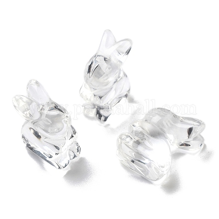 Бусины из натурального кварца с резными полуотверстиями G-K367-02G-1