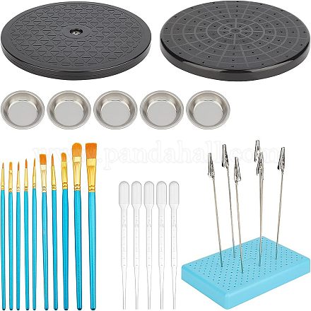 Пластик с железным зажимом AJEW-FH0001-38-1