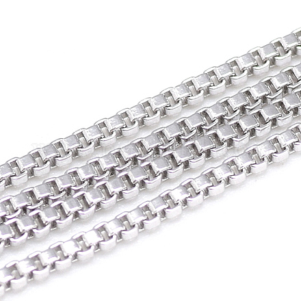 Fabricación de collares con cadenas de cajas de latón MAK-Q012-02P-1