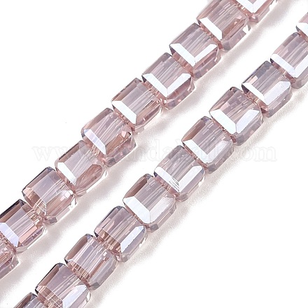 Гальванизируйте прозрачное стекло бисер нитей EGLA-B011-07A-PL02-1