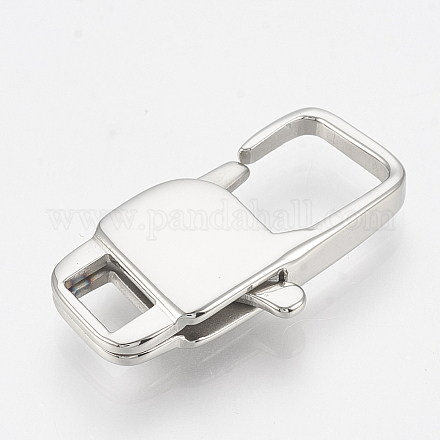 304 Stainless Steel Lobster Claw Clasps X-STAS-T033-28E-1