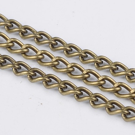 Iron Twisted Chains Curb Chains CHS003Y-AB-1