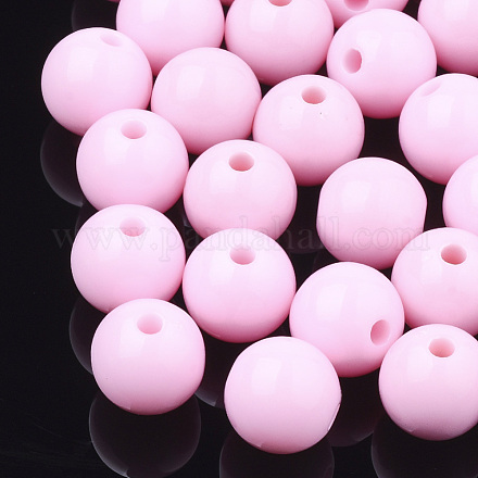 Perline palla acrilico bubblegum solido SACR-R835-8mm-11-1