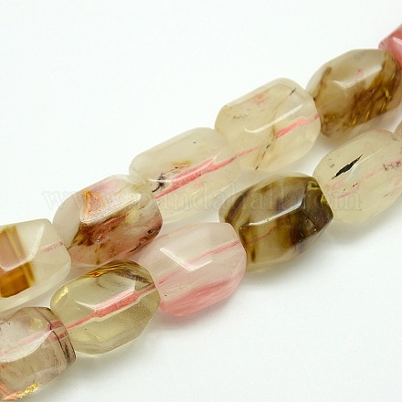 Watermelon Stone Glass Beads Strands G-L174-06-1