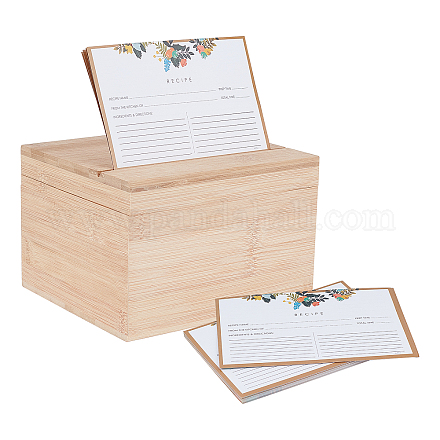 Бамбуковая коробка CON-WH0076-75-1
