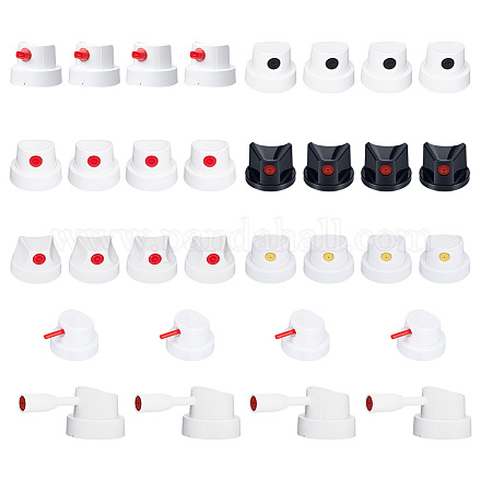 32 шт. 8 стиля сменная крышка для аэрозольного баллончика из полипропилена FIND-NB0006-28-1