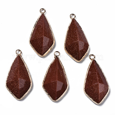 Synthetic Goldstone Charms G-Q998-029E-1
