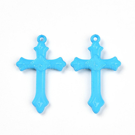 Непрозрачные акриловые подвески&nbsp;SACR-WH0017-01A-1