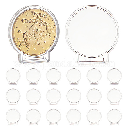 Прозрачная акриловая коробка для памятных монет ODIS-WH0030-96B-1