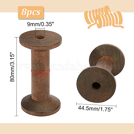 Bobines vides en bois WOOD-WH0034-03B-1