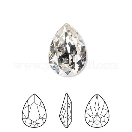 Diamantes de imitación de cristal austriaco 4320-8x6mm-001(F)-1