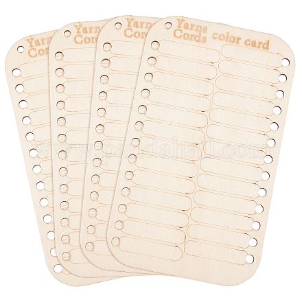 Wholesale Undyed Wood Embroidery Floss Organizer 