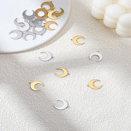 20 шт. подвески из нержавеющей стали 304 двух цветов STAS-LP0002-58-1