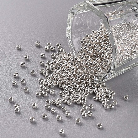Perline di semi di vetro rotonde di grado 11/0 SEED-N001-C-0563-1