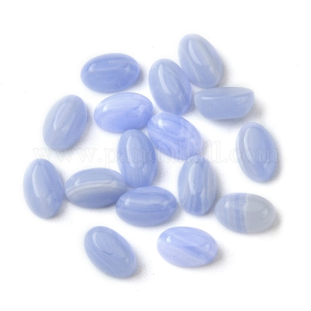Cabochon sintetici in agata di pizzo blu G-A094-01A-40-1