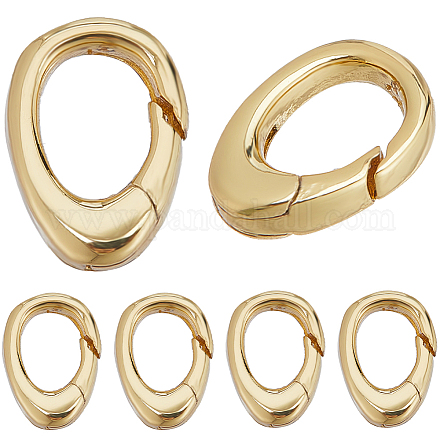6 шт. латунные пружинные кольца для ворот sunclue KK-SC0003-80-1