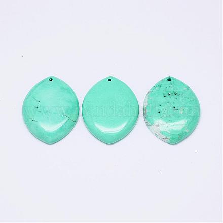 Pendentifs en turquoise naturelle G-K178-11-1