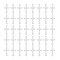 100Pcs 201 Stainless Steel Pendants, Cross Charm, Stainless Steel Color, 16x8x1mm, Hole: 1mm