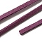 Eco-Friendly Faux Suede Cords, Faux Suede Lace, Old Rose, 3x1.5mm, about 1.09 yards(1m)/strand