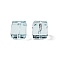 K9 Glass Imitation Austrian Crystal Beads, Faceted, Square, Sky Blue, 6x6x6mm, Hole: 1.5mm