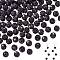 100Pcs Pave Disco Ball Beads, Polymer Clay Rhinestone Beads, Round, Amethyst, 10mm, Hole: 1.5~2mm