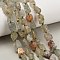 Raw Rough Natural Arusha Sunstone Beads Strands, Nuggets, 9~27x7~19x6~14mm, Hole: 0.6~1.2mm, about 19~35pcs/strand, 15.67~15.75''(39.8~40cm)