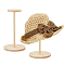 Wood Hat Display Stands, Hat Holder, Blanched Almond, 145x263mm