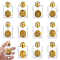 11Pcs 11 Styles Religion Rectangle Clear Glass Empty Refillable Bottles, with Rose Zinc Alloy Caps, Antique Golden, Mixed Shapes, 3.65x2.25x6.8~6.85cm, Capacity: 15ml(0.51fl. oz), 1pc/style