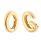 2Pcs 925 Sterling Silver Spring Gate Rings, Oval, Golden, 10.5x7.5x2mm, Hole: 6x3.8mm