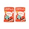 Christmas Theme Opaque Resin Decoden Cabochons, Snack Candy Bags, Santa Claus, 26.5x18x5mm