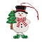 Christmas PVC Pendant Decorations, for Christmas Tree Hanging Ornaments, Snowman, 200mm