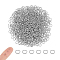 UNICRAFTALE About 1000Pcs Stainless Steel Jump Rings 3mm Open Jump Rings Oval Jump Rings Connecting Rings Split Rings for DIY Craft Supplies Key Chain Necklace Earring Jewelry Making