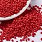 MIYUKI Round Rocailles Beads, Japanese Seed Beads, (RR407) Opaque Vermillion Red, 8/0, 3mm, Hole: 1mm, about 2111~2277pcs/50g