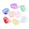 Baking Paint Transparent Glass Beads, Corn, Mixed Color, 16.5~17x13~14x13~14mm, Hole: 1~1.4mm