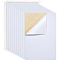 Jewelry Flocking Cloth, Polyester, Self-adhesive Fabric, Rectangle, White, 29.5x20x0.07cm