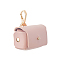 Portable Imitation Leather Earring Storage Case, with Swivel Clasps, Bag Shape, Pink, 70mm, Bag: 43x69.5x42mm