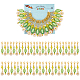 Daisy & Oval Pendant Stitch Markers HJEW-AB00458-1