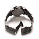 Gunmetal Plated Stainless Steel Rhinestone Wristwatch Quartz Watches WACH-E060-08A-02-3