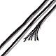 12 かせ 2 色 6 層ポリエステル刺繍糸  クロスステッチの糸  ブラック＆ホワイト  0.5mm  約8.75ヤード（8m）/かせ  6 かせ/色 OCOR-M009-01B-11-3